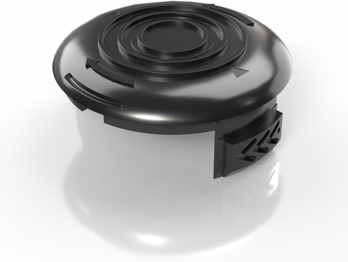 Spoelafdekking Grastrimmer - Reservekap Trimmer - Bescherming Draadspoel - Snelle Montage - 1 stuk - Zwart