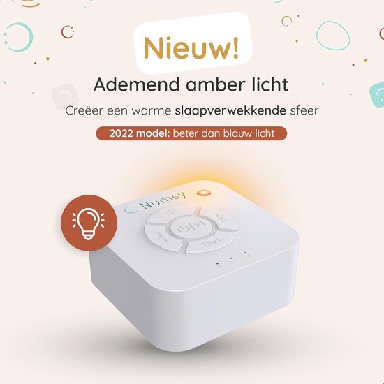 Witte Ruis Machine - Slaap Geluid - Baby Slaap - 21 Natuurlijke Geluiden - 8 x 8 x 4.2 cm — afbeelding 4