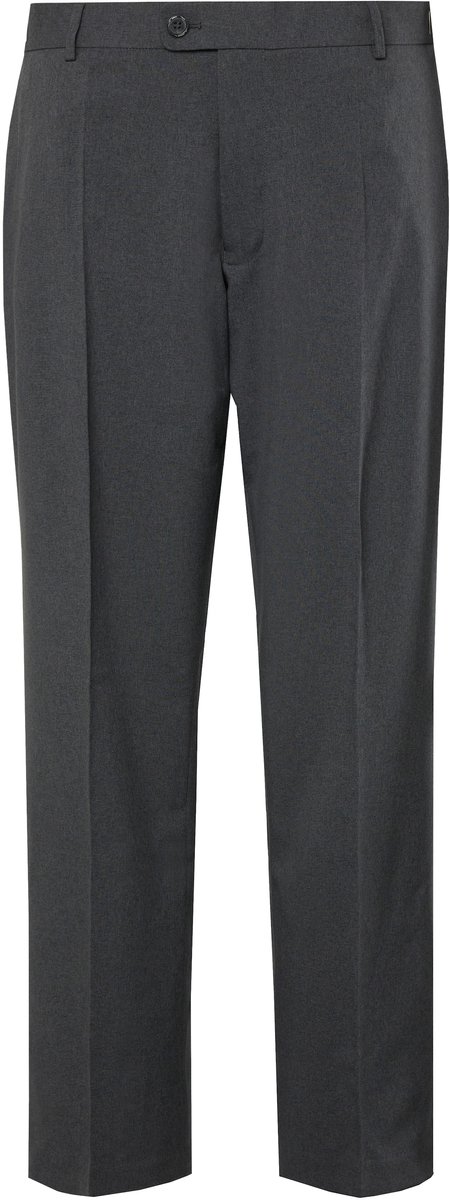 Men Plus - Heren - Chauffeursbroek mix & match Madrid clipsluiting - Antraciet - Maat 35