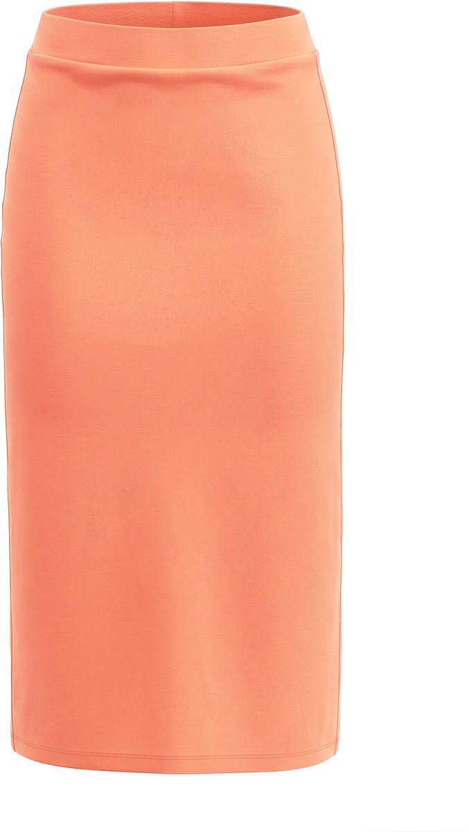 Angel of Style - Dames - Jersey rok A-lijn elastische tailleband - Koraal - Maat 58