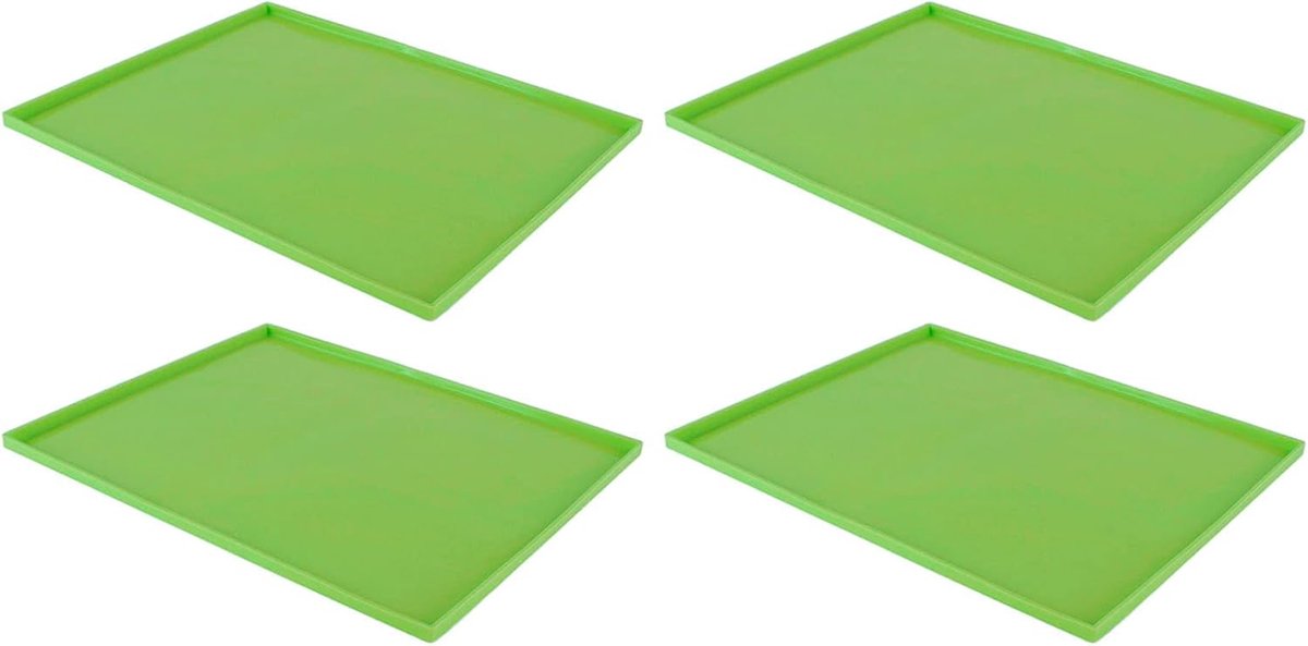 SnelShoppen - Silicone Fruit Droogmat - Hittebestendig, BPA-vrij, Gemakkelijk Schoon te Maken, 0.4 Inch Rand - Voor Fruitrollen, Groenten, Jerky, Koek