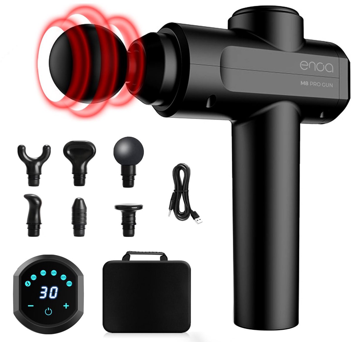 Omgoods - Spiermassagepistool M8 PRO met 30 Snelheden