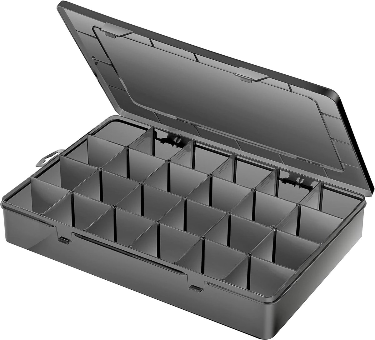 Omgoods - Extra Grote Plastic Opbergdoos - 24 Roosters voor Ambachten