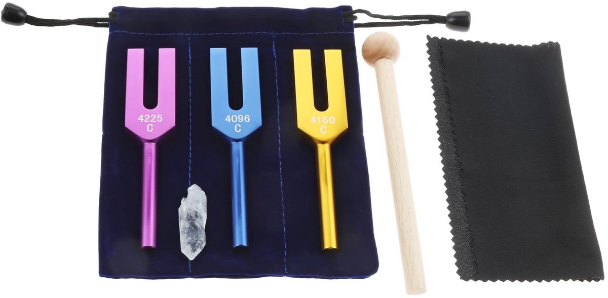 Omgoods - Set van Angel Tuning Forks voor Geluidstherapie