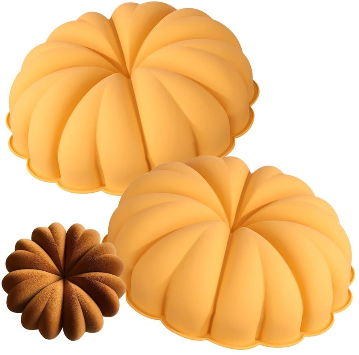 Omgoods - Silicone Bakvorm voor Halloween - Pompoen Cakevorm