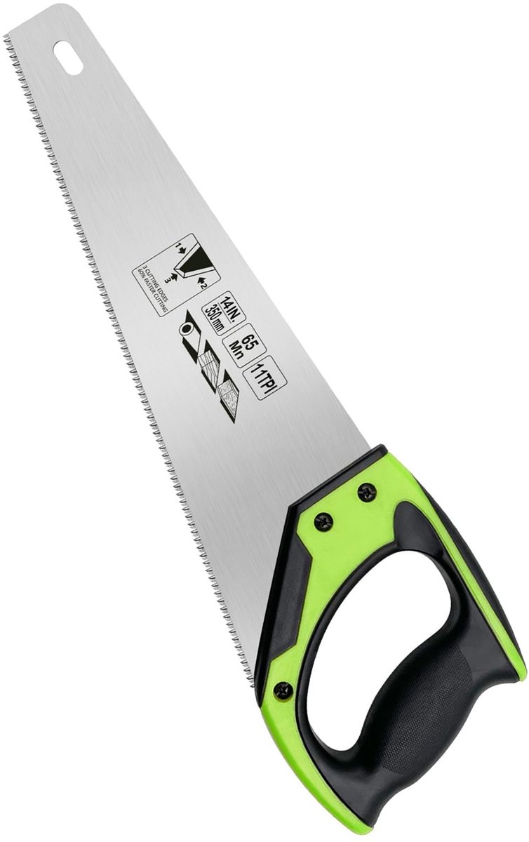Omgoods - 35cm Houten Handzaag met Ergonomisch Handvat