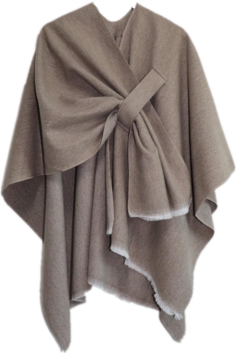 Omgoods - Stijlvolle Reversible Oversized Poncho voor Dames