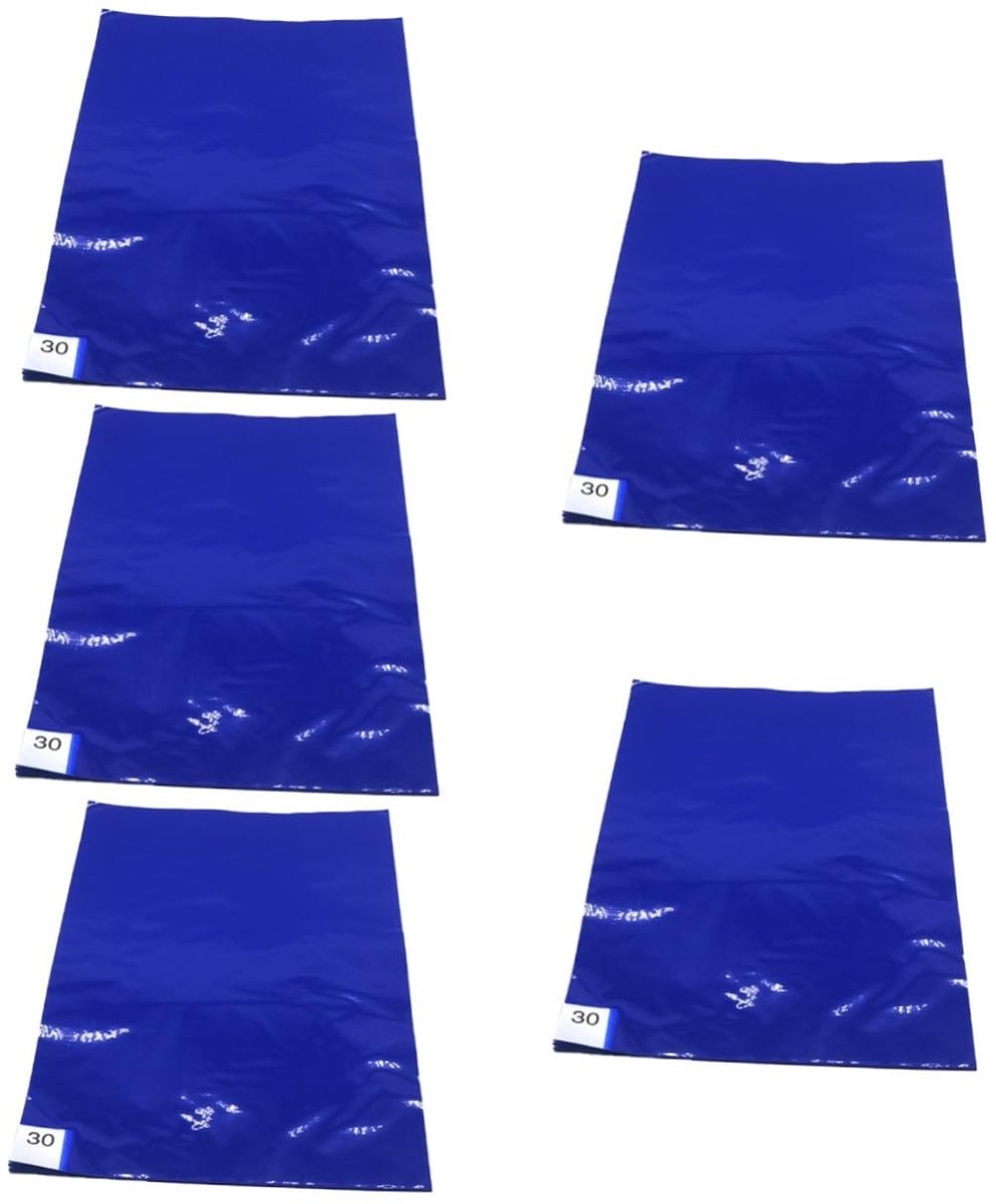 Omgoods - Zelfklevende Cleanroom Matten 5 Stuks voor Ingang en Medische Toepassingen