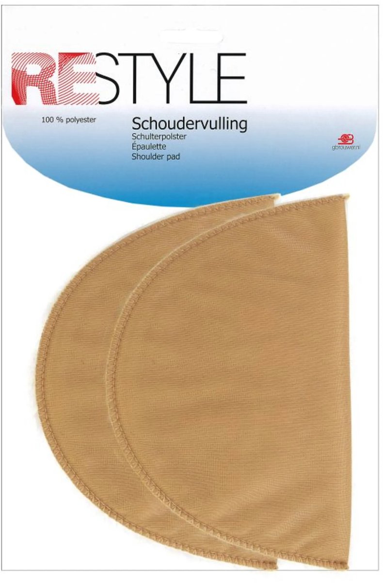 Restyle Schoudervulling Ingezet 10mm Dik 886 Beige
