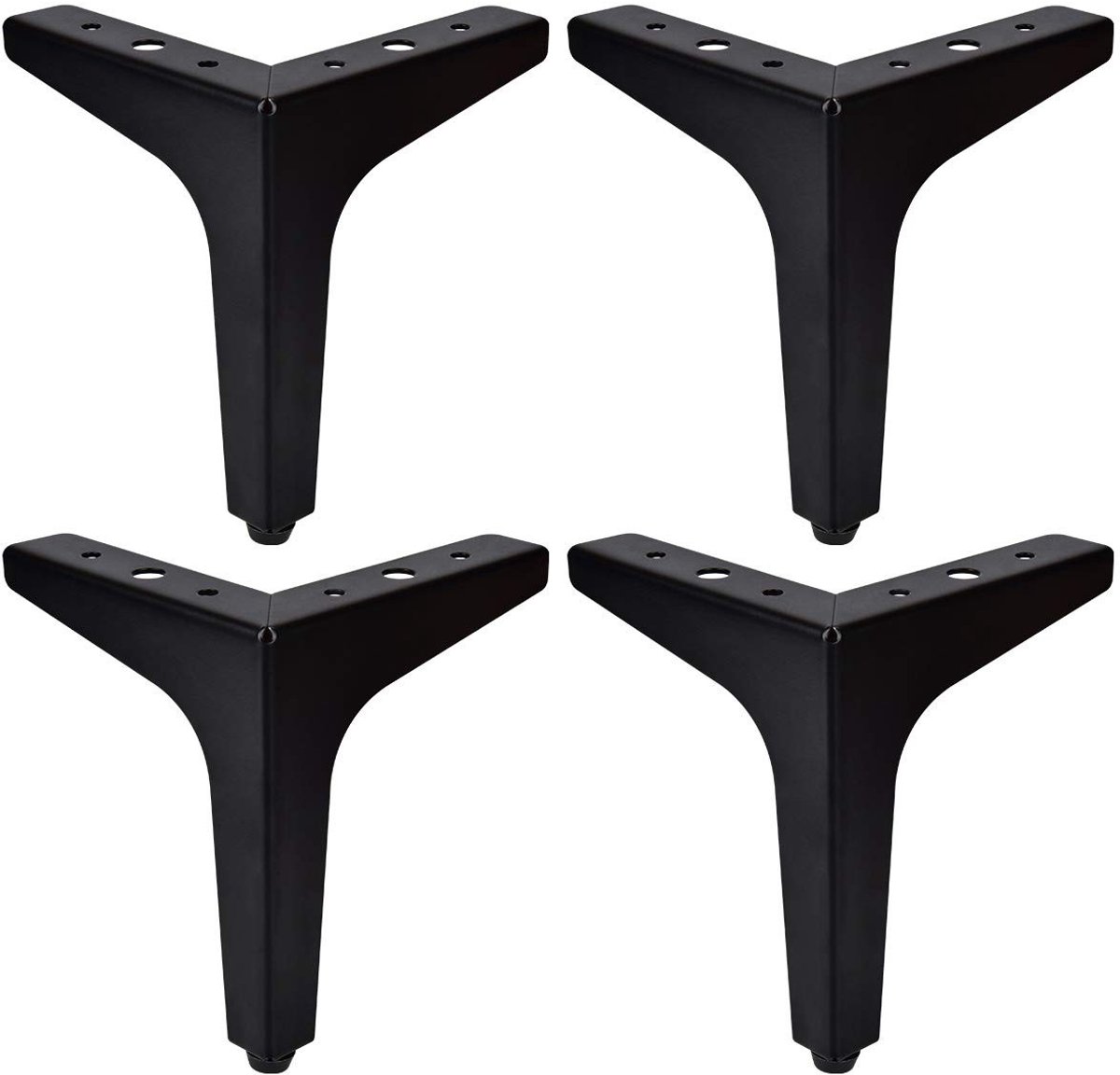 Omgoods - 5 Inch Moderne Metalen Meubelpoten, Set van 4