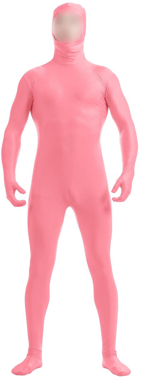 Omgoods - Stretchable Zentai Kostuum Bodysuit voor Volwassenen met Open Gezicht