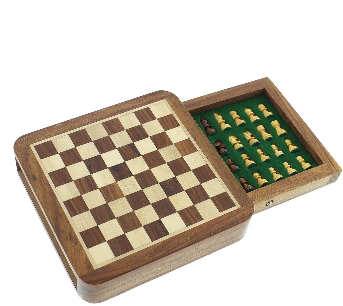 Omgoods - Magnetische Schaakbordset met Lade voor Reizen