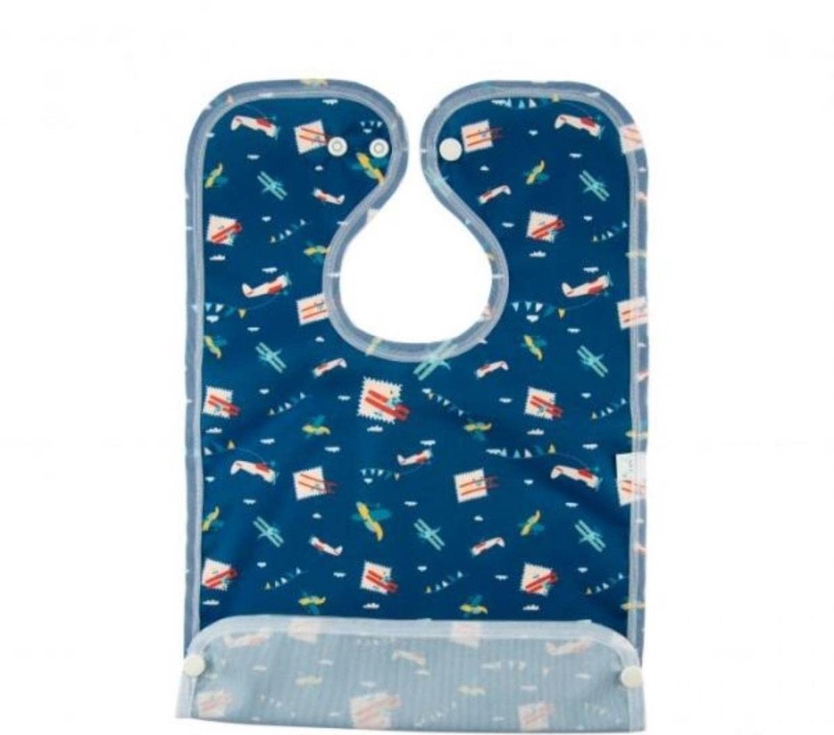 Omgoods - Waterdichte Blauw Kinder Slabbetje