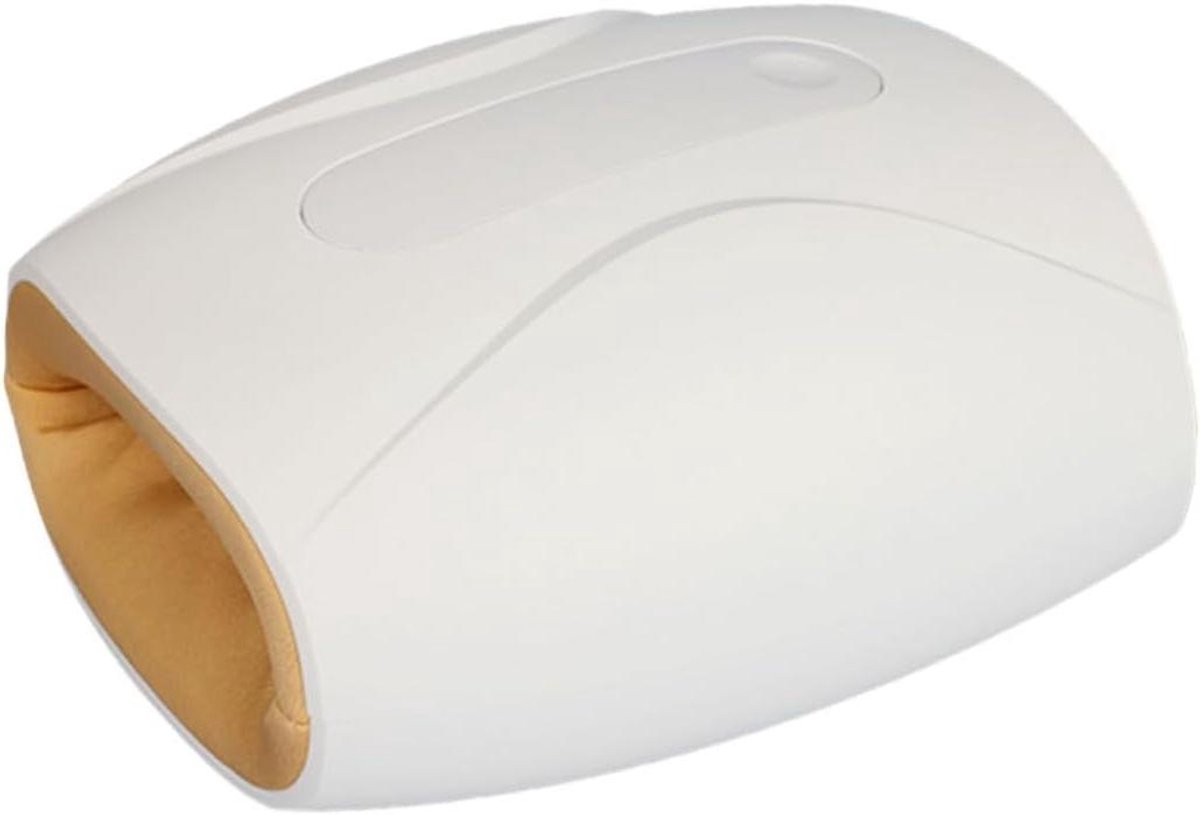 Handmassager - Polsmassager Handmassageapparaat - Vermoeidheid Verlichten - Verwarmende Massage - 21 x 17.8 x 10.4 cm - Wit