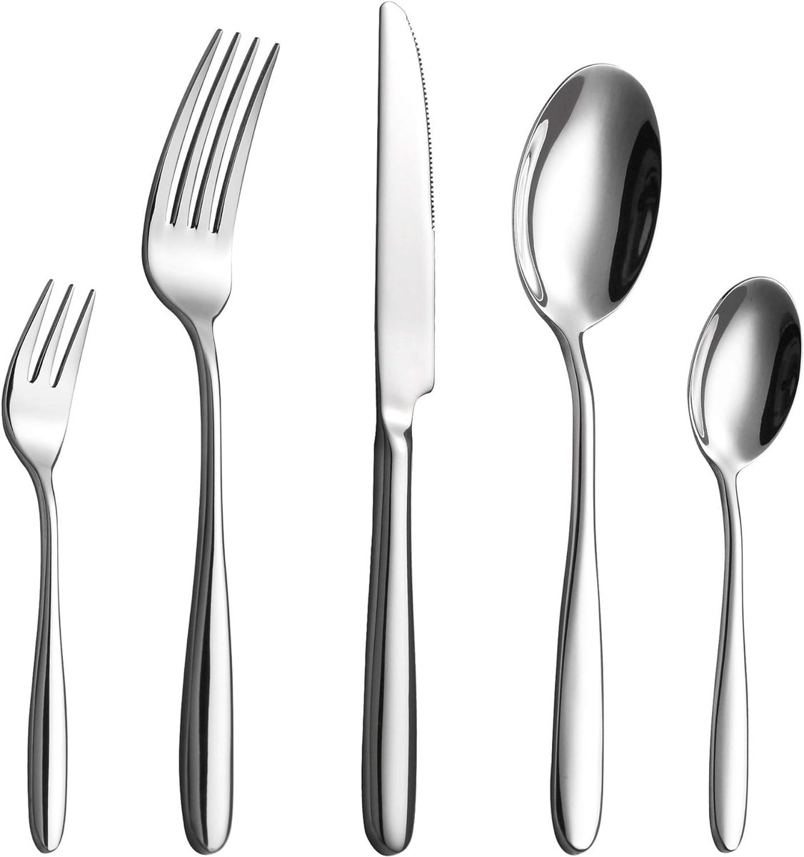 Omgoods - RVS Bestek Set voor 12 Personen, 60-delig