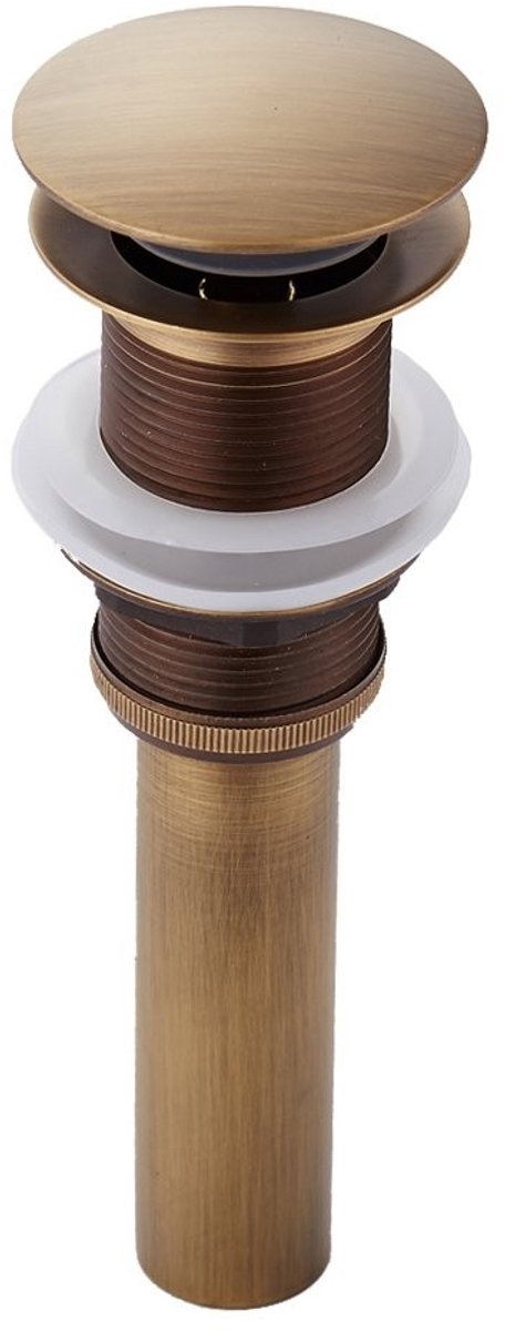Omgoods - Universele Antieke Afvoerplug voor Badkamer van Messing
