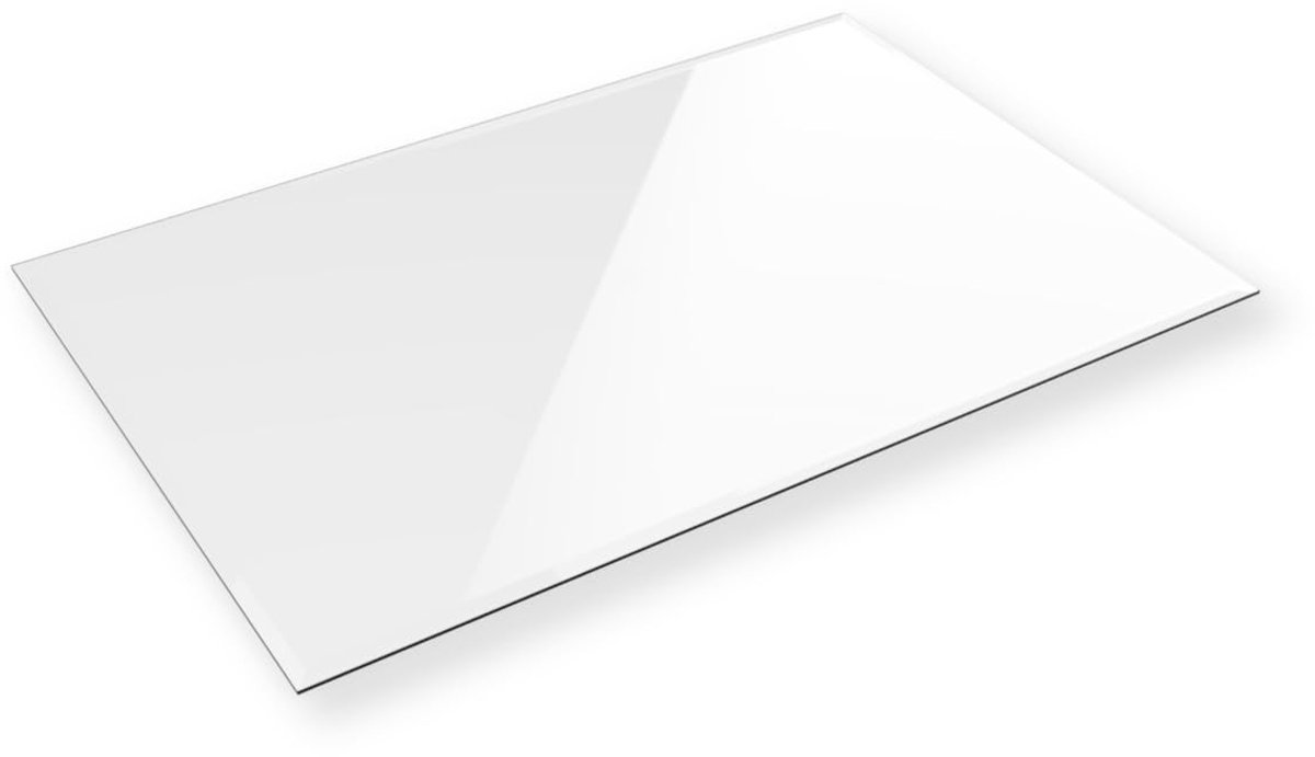Omgoods - Glass Plate voor Kachel en Tafel (80x60 cm)