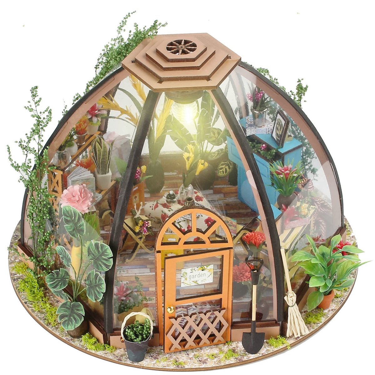 Omgoods - DIY Miniatuur Huis Kit Starry Flower House voor Volwassenen