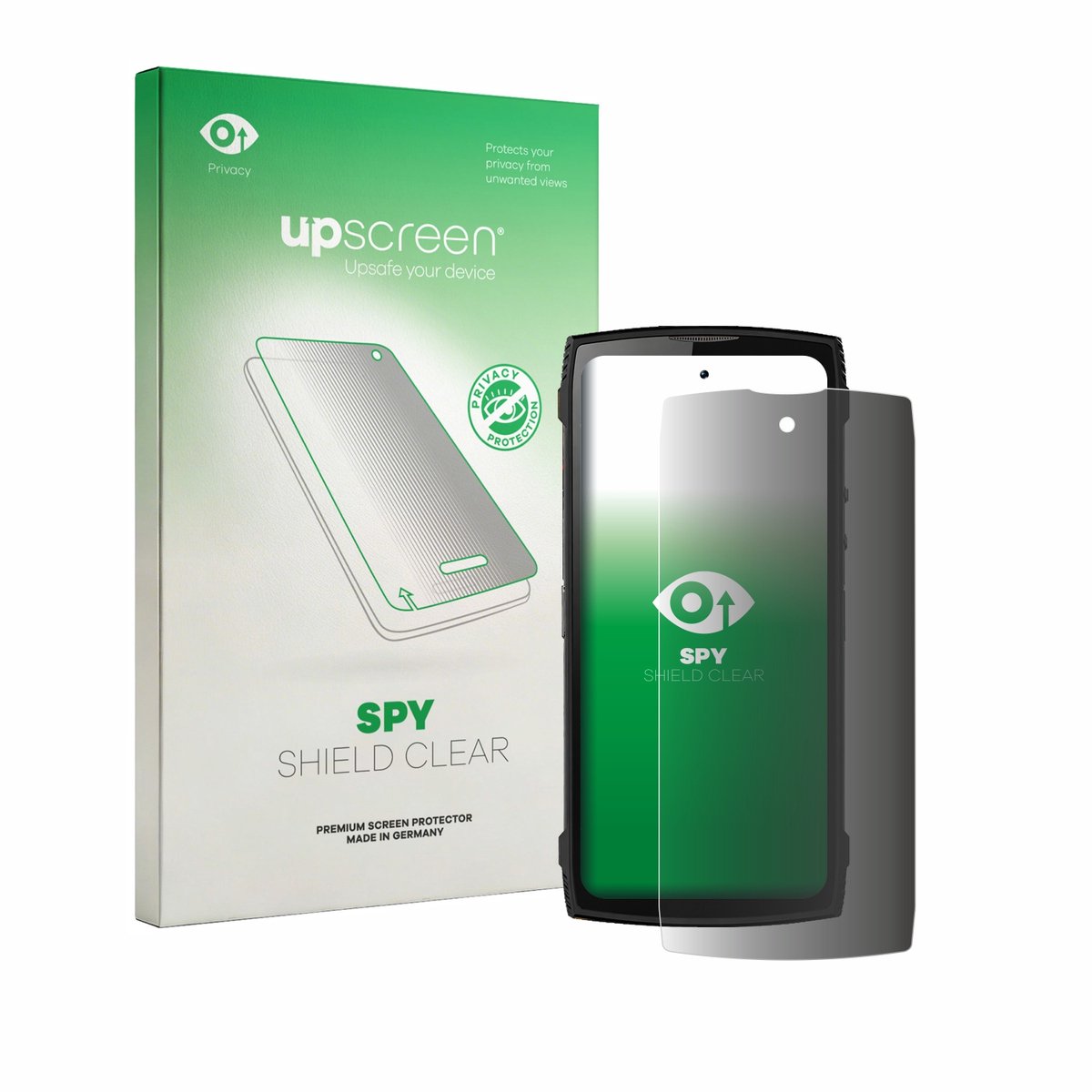 upscreen - privacy screenprotector voor Lagenio Panther 2 - Folie Beschermfolie Blauwlichtfilter