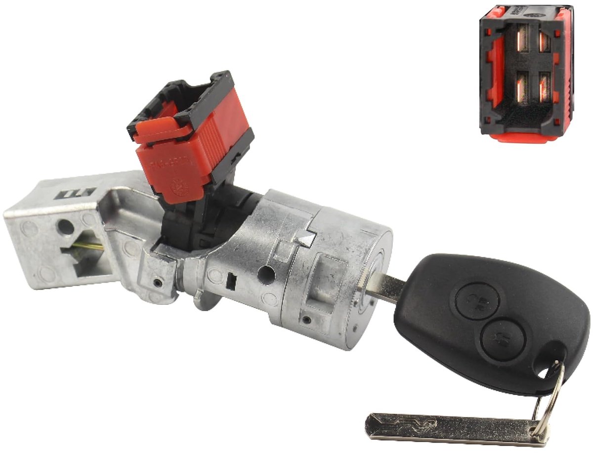 compatibel voor Clio 3, Modus, Sandero, Kangoo 2, Master 3, Trafic 3, Twingo 2, Duster, Movano B, Vivaro B, Talento, Citan, NV300, NV400 (2005-2017) met 1 sleutel + 1 insert | 7701208408