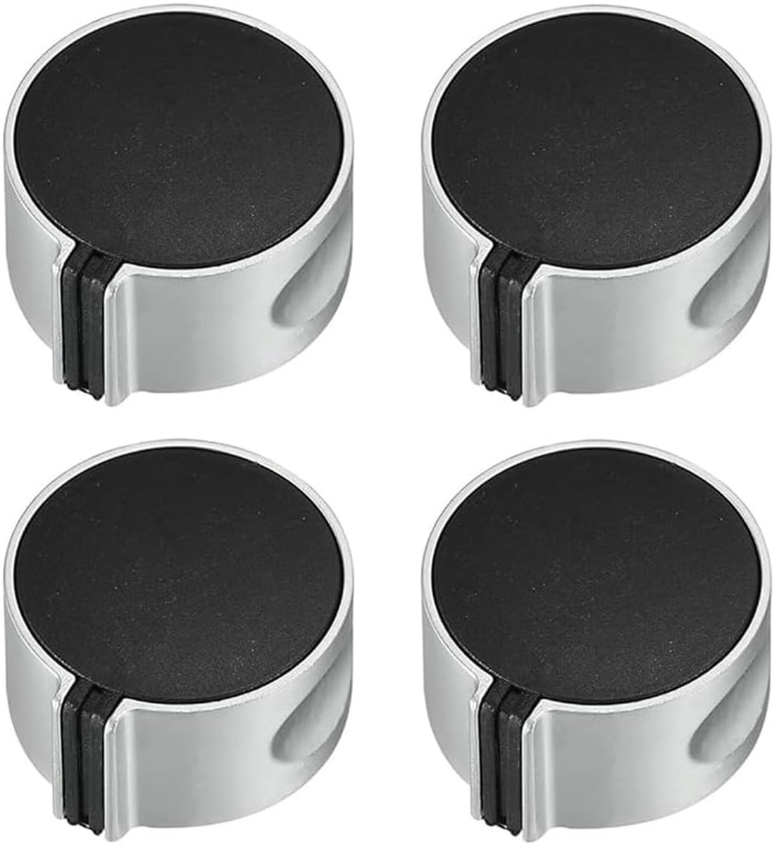 4 stuks draaiknop gasfornuis, draaiknop met 6mm as, vervangingsaccessoires voor universele gasfornuis