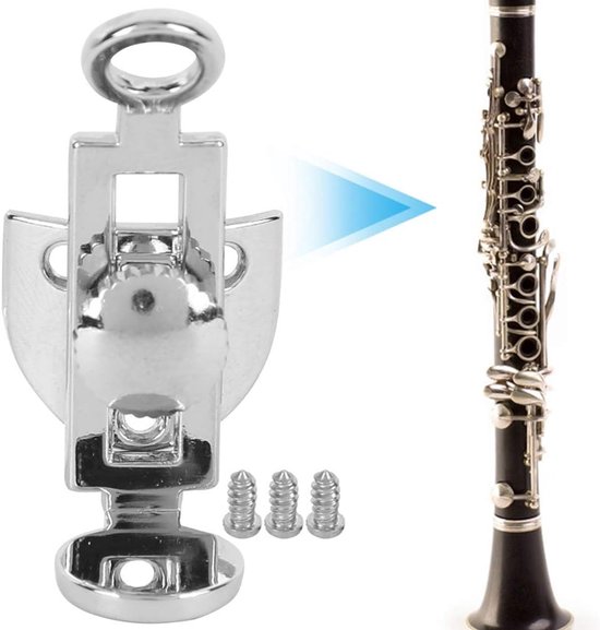 Duimsteun, Klarinet Duim Zilveren Steun Draagbare Verstelbare Armsteun Muziekinstrument Accessoires Zilveren Klarinet Duimsteun Is Geschikt Voor Klarinet — afbeelding 3