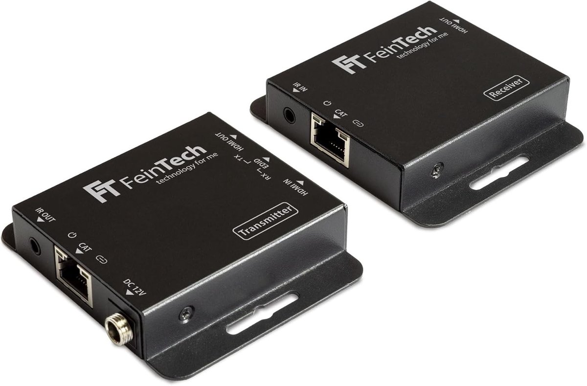 HDMI Extender via Ethernet - Kabelverlenging - 70m Bereik - 4K Ultra HD - Voor TV en Projector