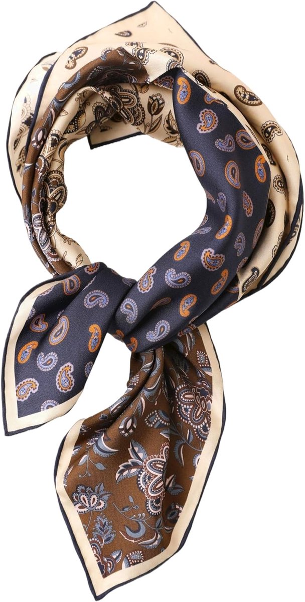Dame pure zijde bandana handgerolde zijden halsdoek unisex halsdoek