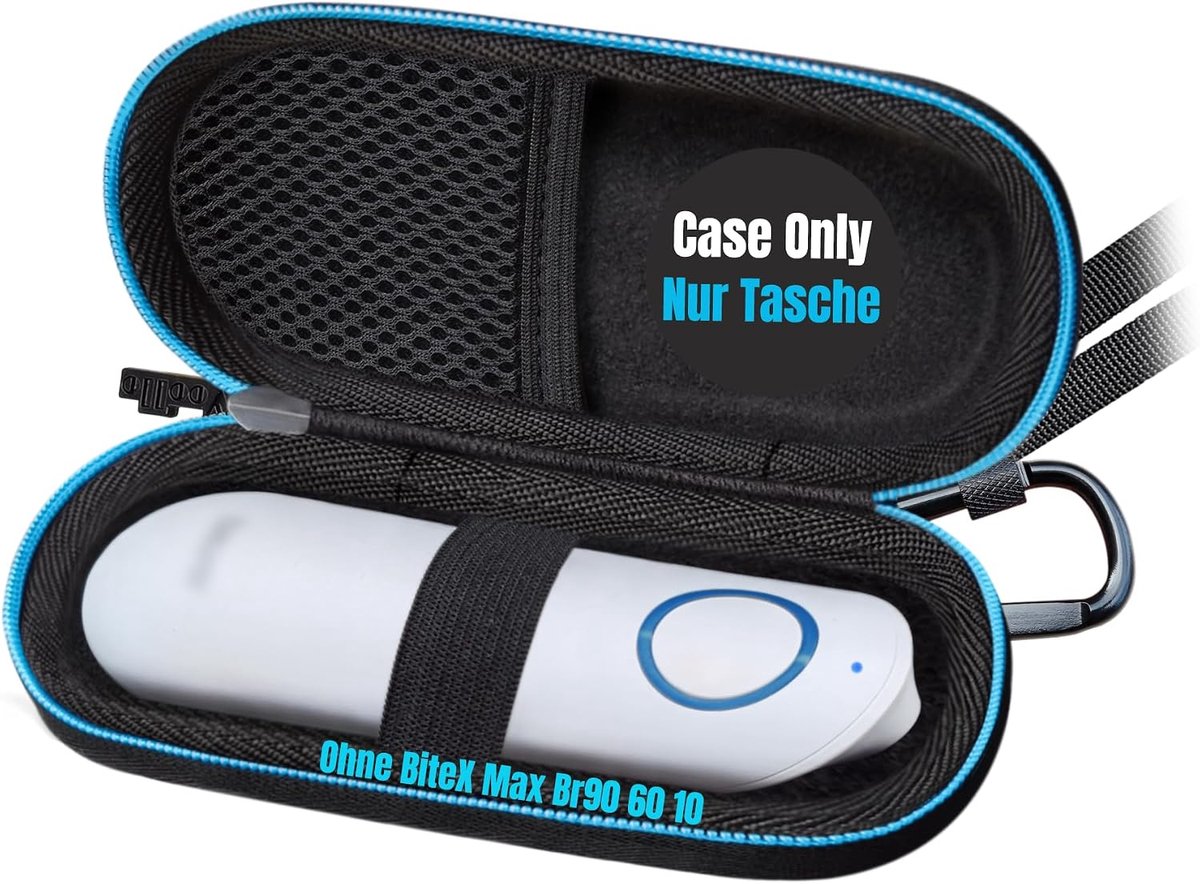 compatibel met Beurer BR 60-, BR 90-, BR 10-insectenbeetgenezer, draagbaar, hard reis-etui, alleen tas, zonder insectenbeetgenezer