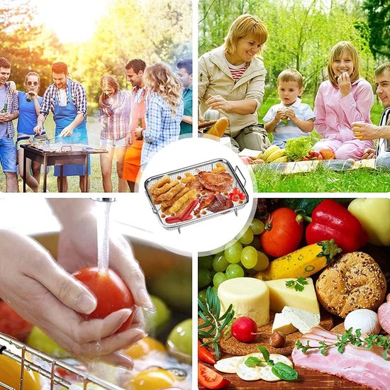 knappermand, niet-stick knapperige ovenmanden, grillmand oven — afbeelding 5