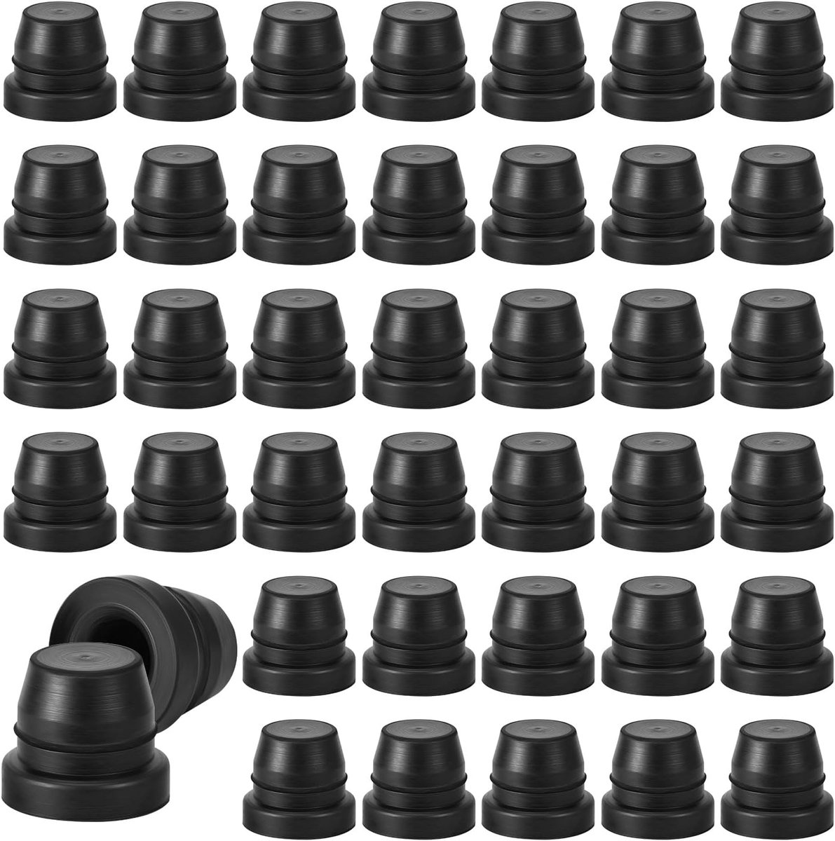 40 stuks schroefdoppen voor remontluchting, vetmontagedoppen, stofafdekking van rubber, remontluchtingsnippel, kap voor montage van auto en motorfiets