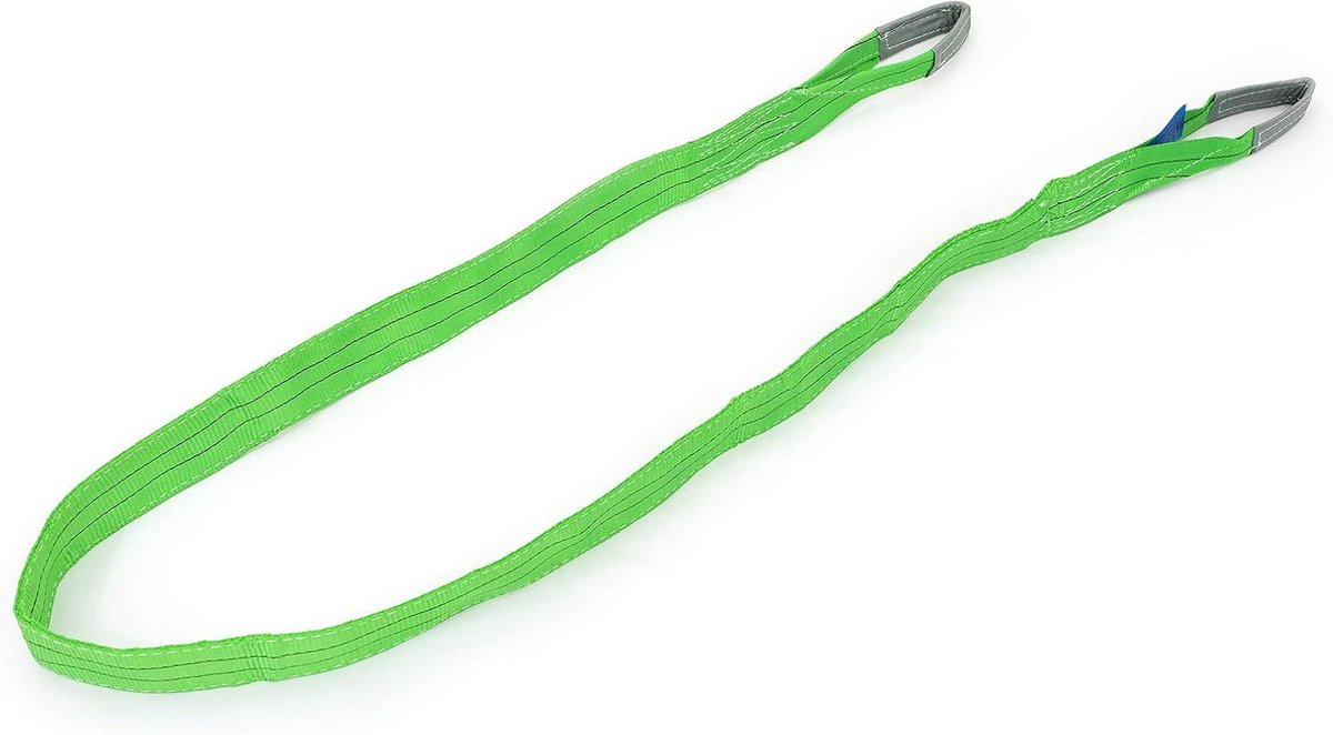47102413 Hefband WLL 2.000 kg, lengte 4 m, breedte 75 mm, groen
