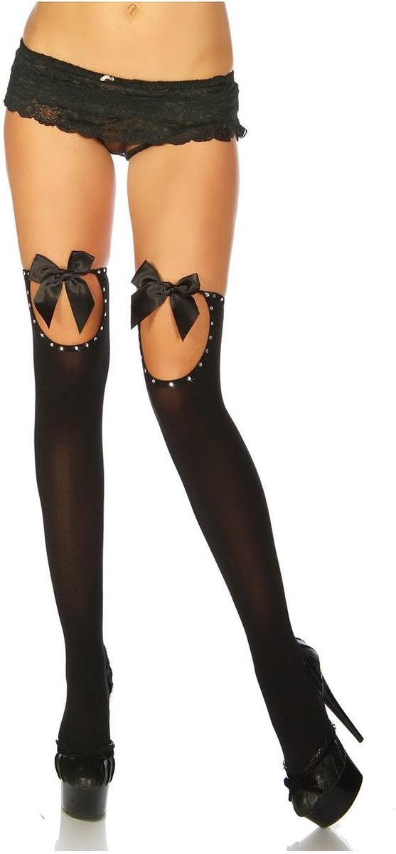 krautwear Panty's voor dames, jarretelhouders, exclusief bandjes, kant