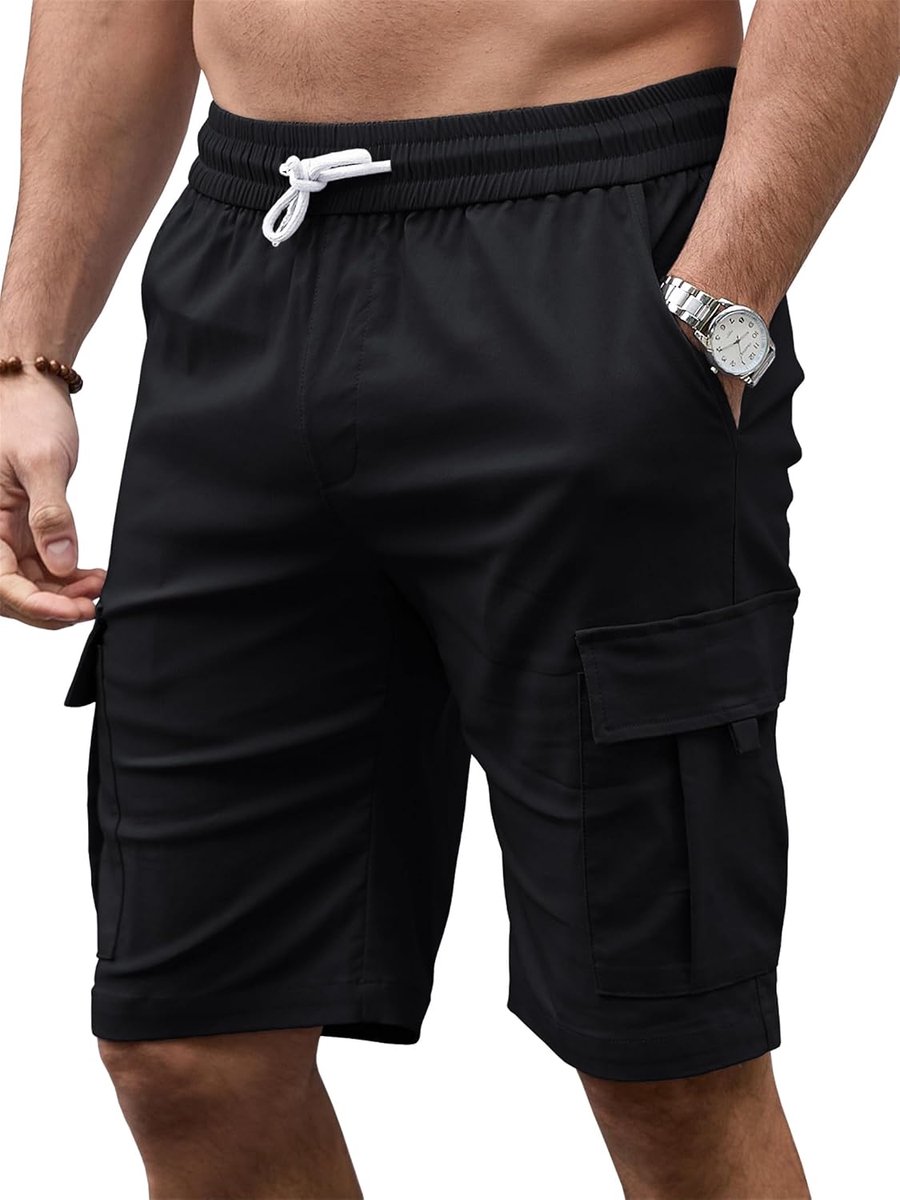 Shorts Zomer Bermuda Casual Cargo Shorts Sport Elastische Taille Casual Werk met Zakken Hardlopen Wandelen