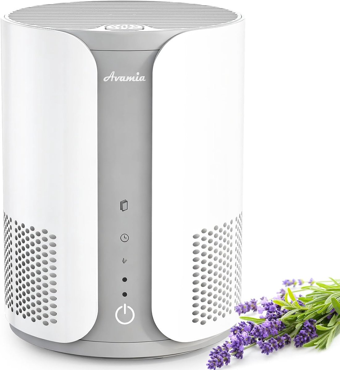 SnelShoppen - Luchtreiniger met H13 HEPA-filter, Aromatherapie-Diffuser, 3 Snelheden, Stil 22 dB, Luchtfilter voor Rook, Pollen, Dierenharen en Roos,