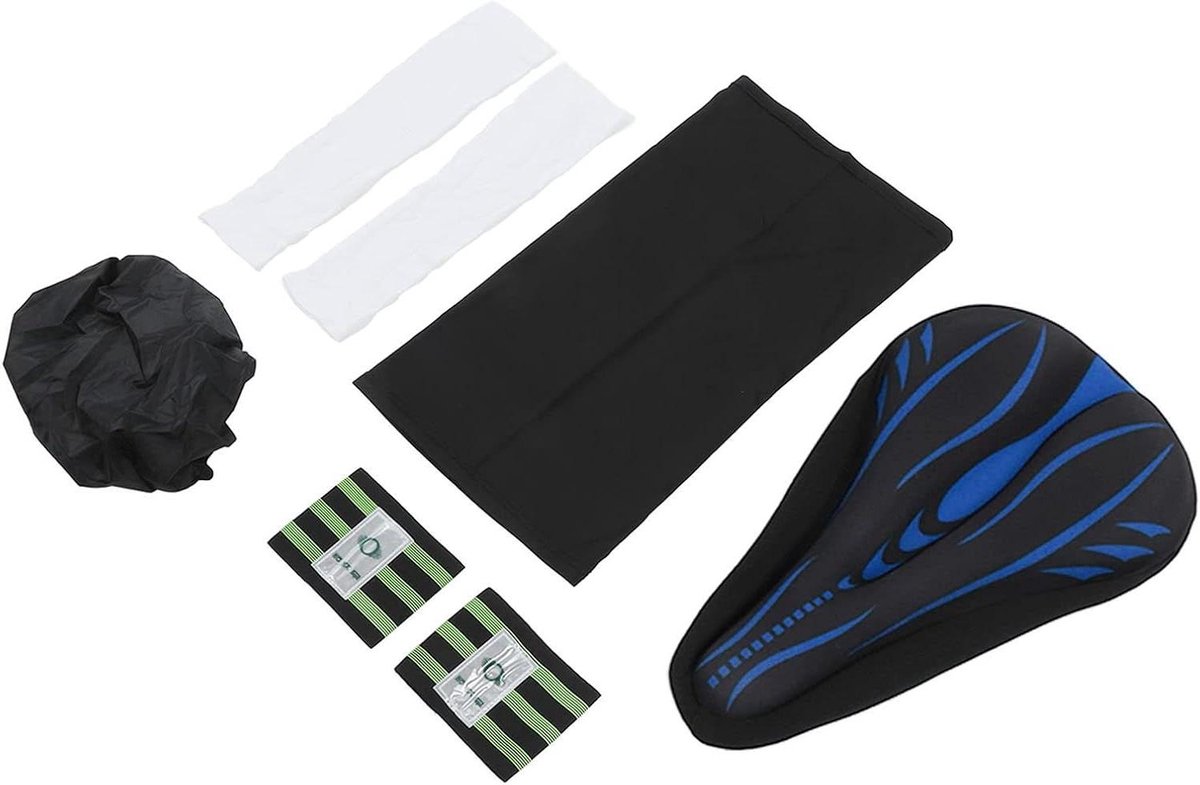 Fietszitkussen - Zadelhoes Comfort - Comfortabel Fietsen - Pijnverlichting - 30 x 18 cm - Blauw