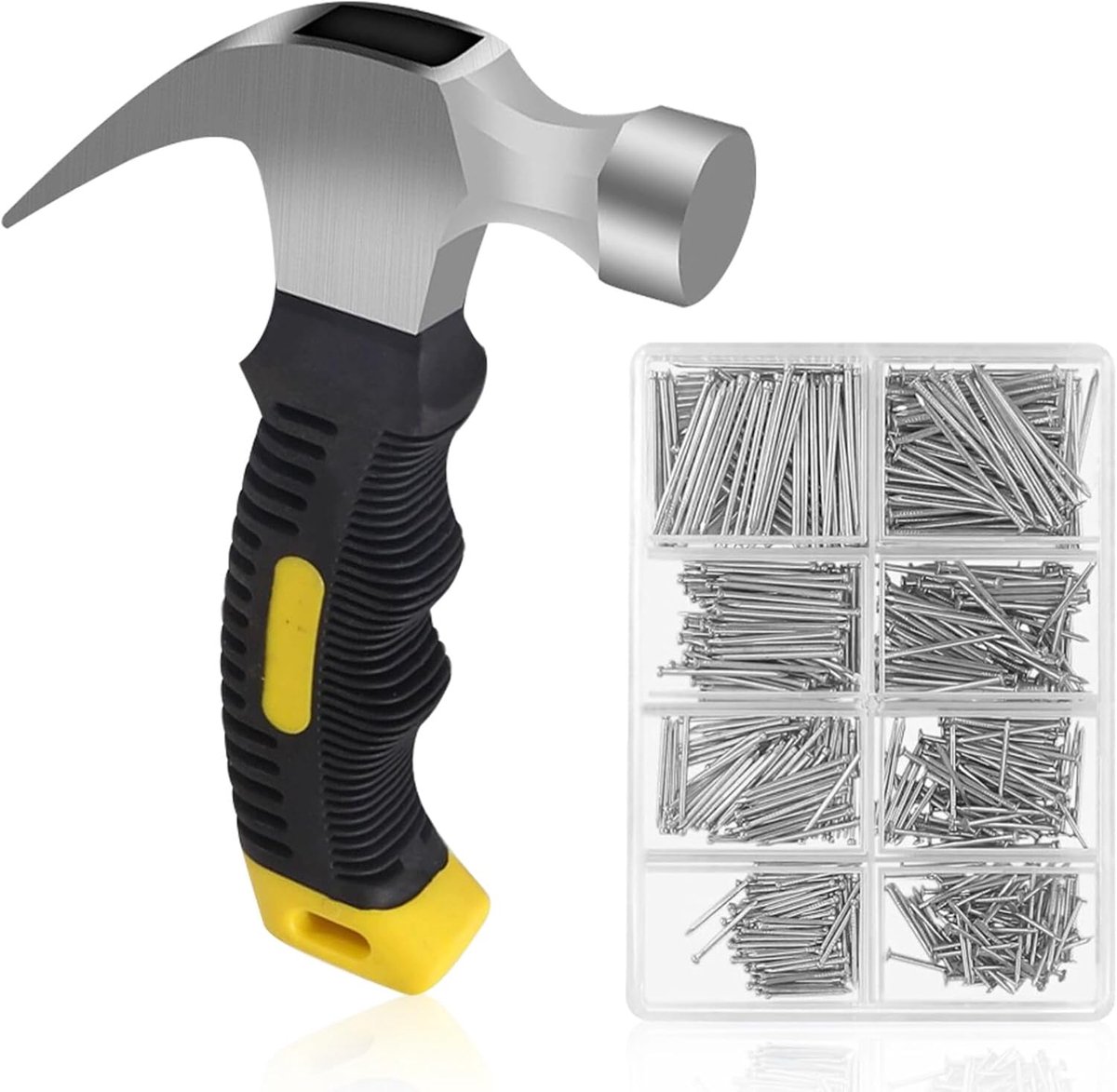 Klein klauwhamer set - mini hamer met antislip handvat - ideaal voor precisiewerk - SnelShoppen