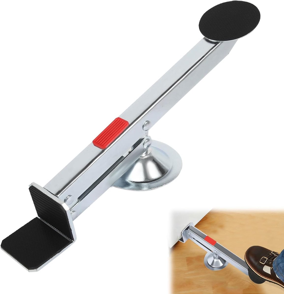 Heavy Furniture Furniture Lift Door Jack with 360 Degree Rotation, Foot Operated Lifting Tool Allows Non-Slip Door - ShopVlot