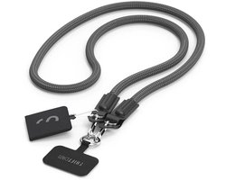 Shiftcam Pro Camera Nekband – Met Bevestigde Microvezel Lensreinigingsdoek – Snelsluiting Gesp voor Eenvoudige Loskoppeling – Compatibel met ProGrip en de Meeste Telefoonhoesjes - Zwart