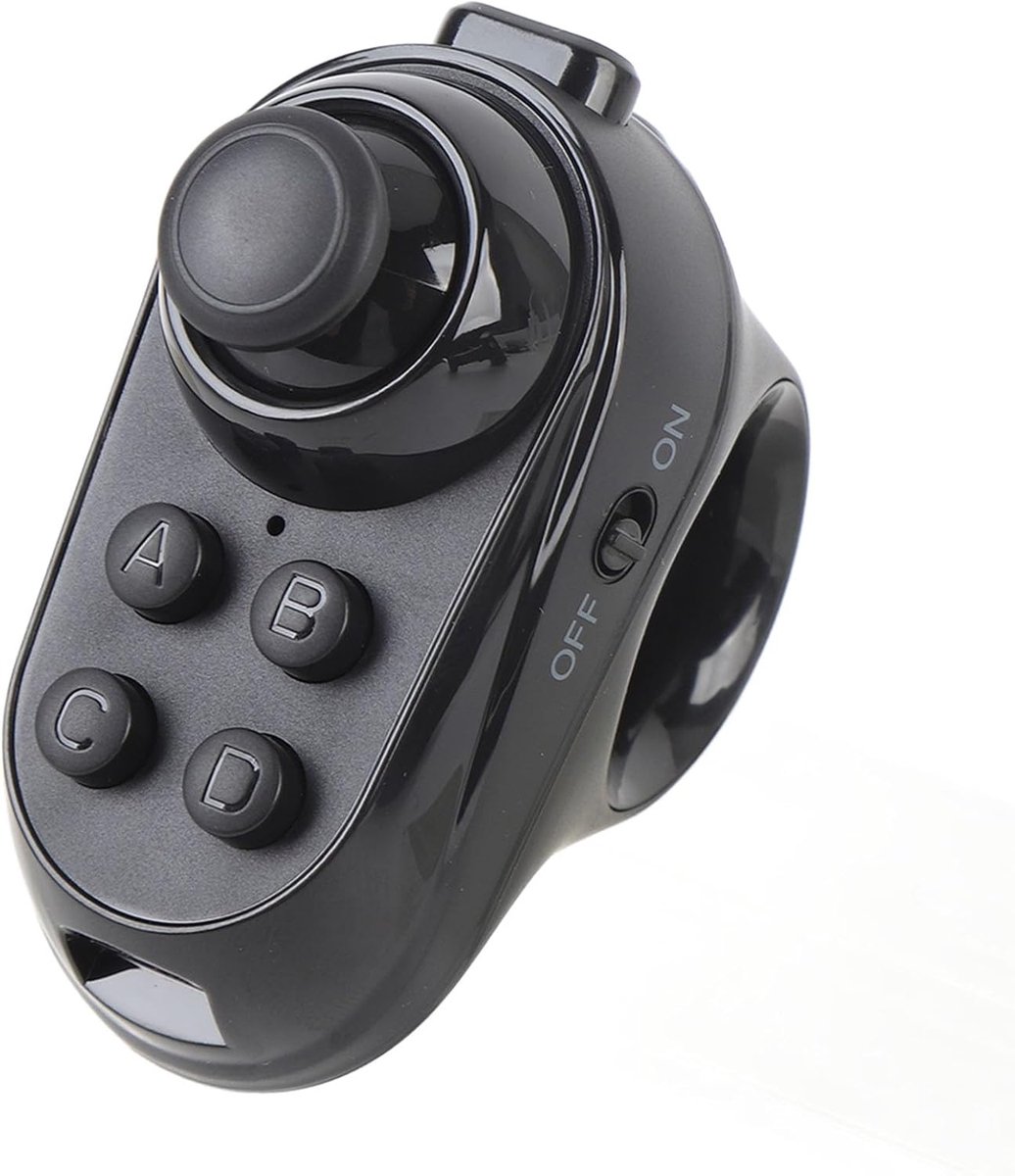 SnelShoppen - Draadloze VR Remote Control Bluetooth Gamepad voor Smartphone, Tablet, Laptop - Ergonomisch, Ideaal voor Gaming, Video, Selfie, E-Book,