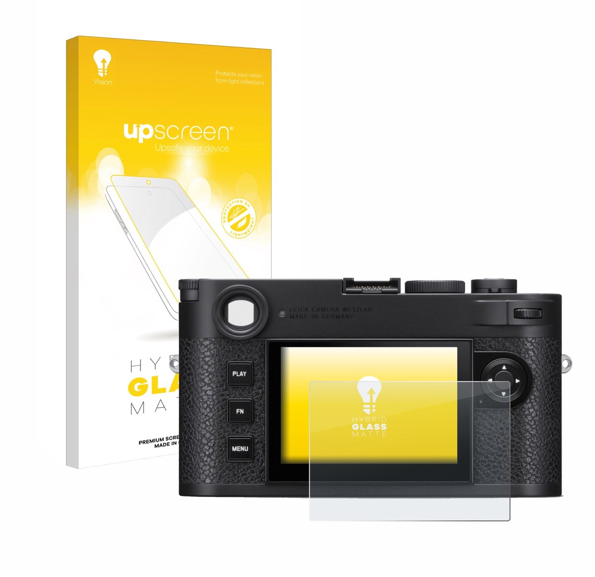 upscreen - Screenprotector voor Leica M11 - Folie Beschermfolie Beschermglas matte