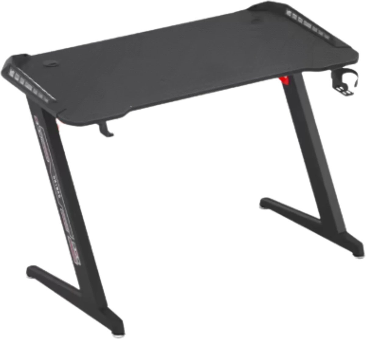 Bureau 140cm - Met LED, Metalen en 140cm desk - Voor Dagelijks Gebruik, Thuis en Professioneel Gebruik
