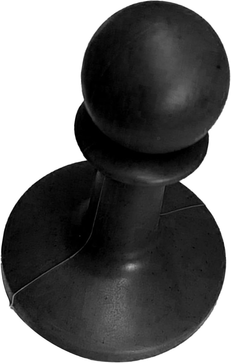 Veiligheidskap Tentpaal - Beschermkap Overspanning - Kampeer Veiligheid - Weerbestendig Ontwerp - ca 7 cm - Zwart