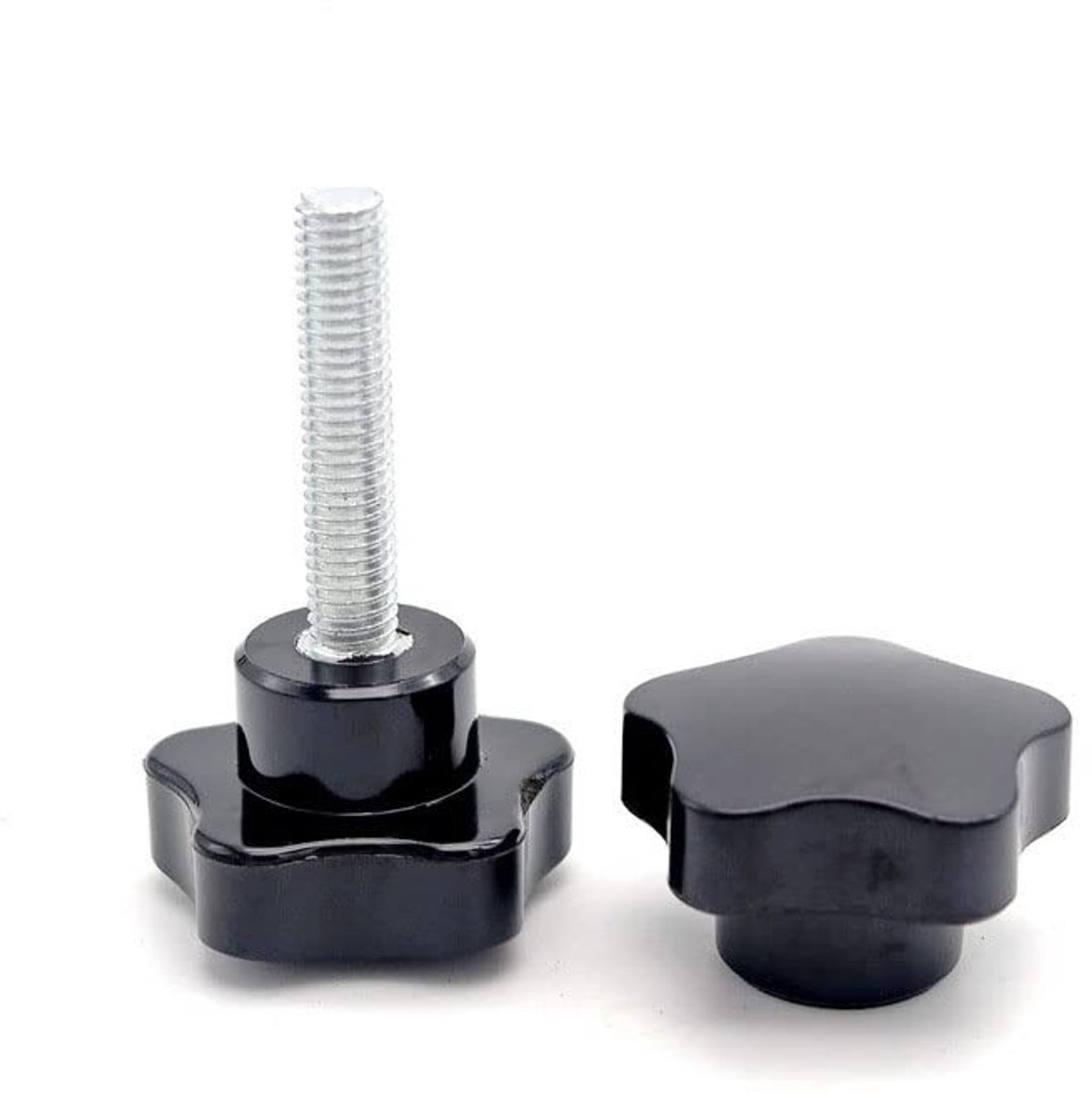 Dailygoods - Klemknoppen - Grip - Zwart - Handvat - Schroef - Vrouwelijk Draad - Geschikt voor Mechanisch Materialen