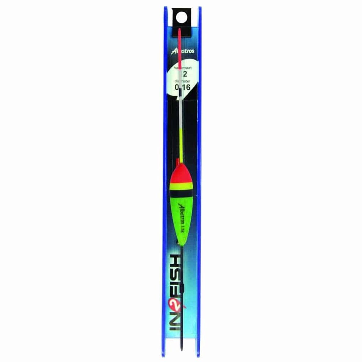 Albatros Tuig TR42 16 cm 1,2 g met dobber P6 haakmaat 12 en 0,16 mm lijn