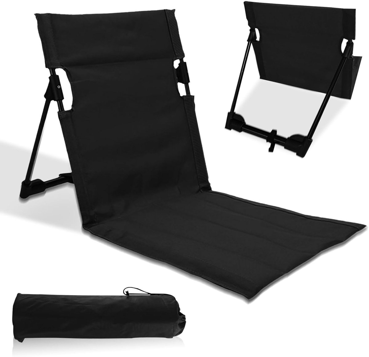 Outdoor Seat Mat, Beach Chair with Backrest, Lightweight Beach Chair, Foldable Seat Cushion, 500g, Portable Floor - ShopVlot