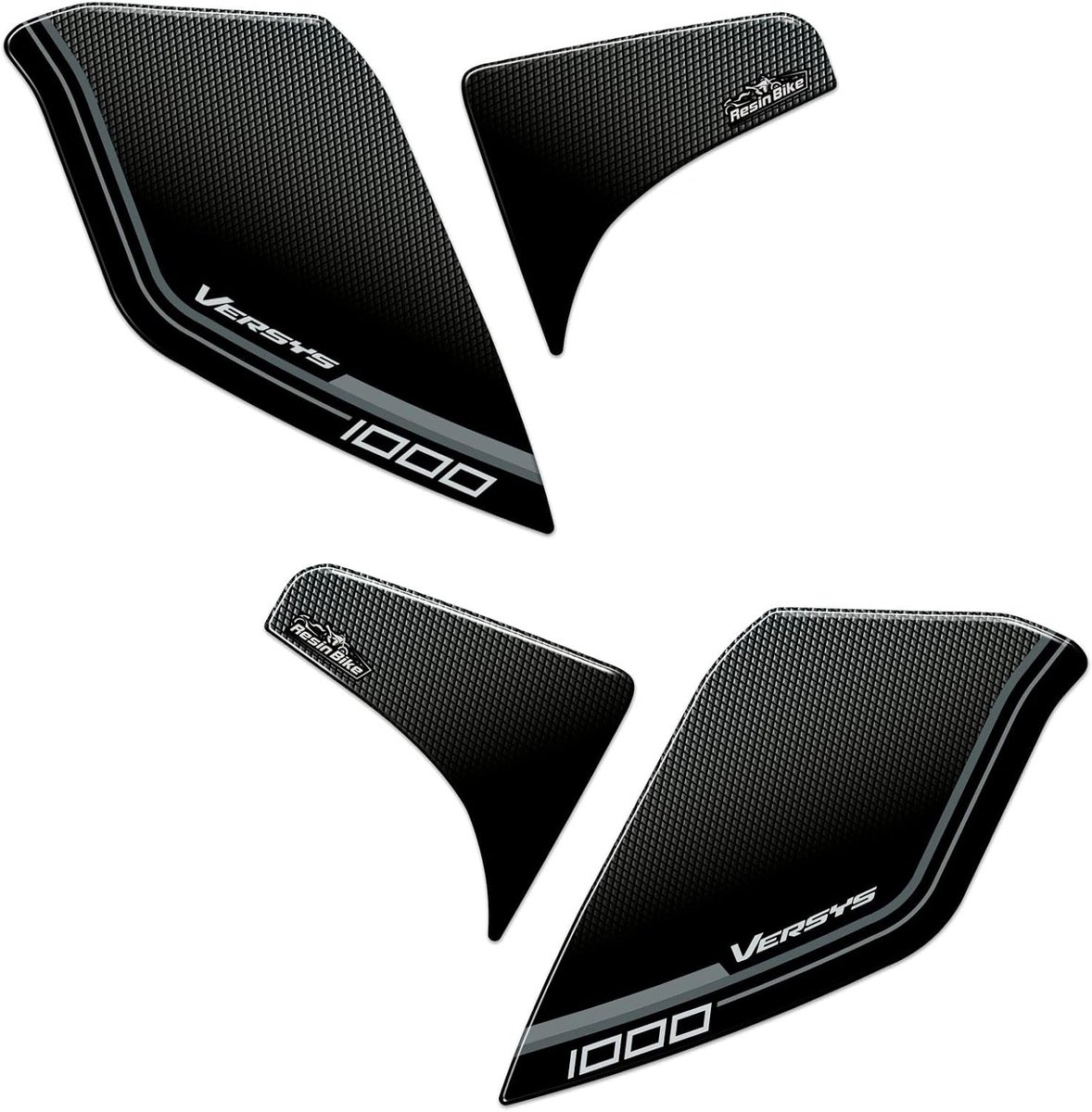 Motorfiets sticker 3D hars - Bescherming tegen stoten en krassen - Voor Kawasaki Versys 1000 - Motoraccessoires - ShopVlot