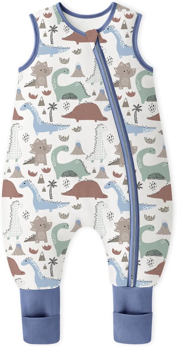 Baby slaapzak met voeten 1.5 Tog - Katoen winter slaapzak - Voor baby's 70 cm - Comfort voor de nacht - ShopVlot