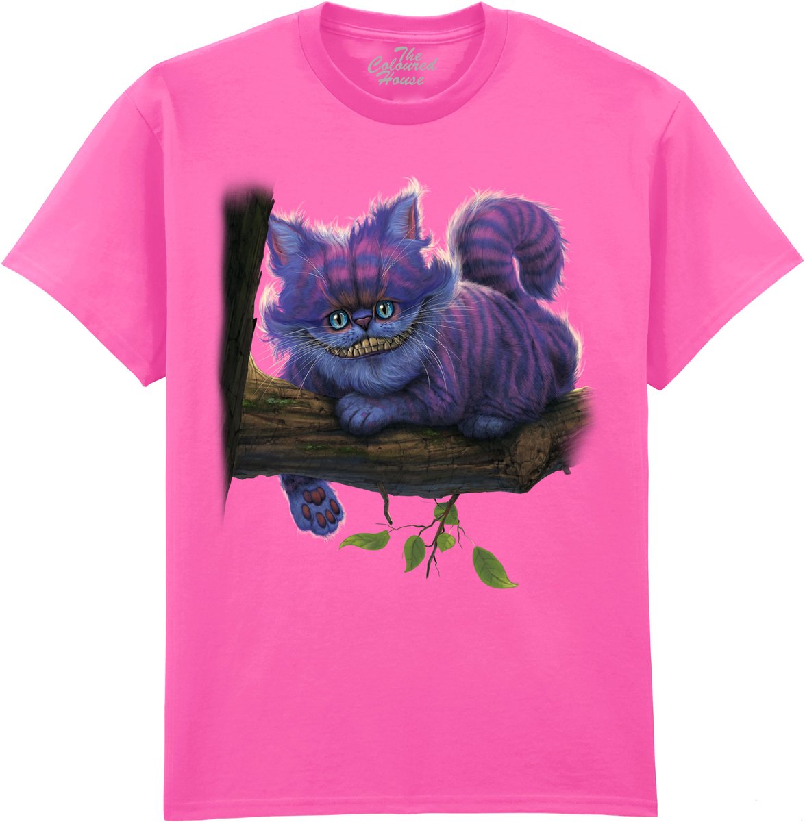 Alice In Wonderland Cheshire Cat The Coloured House T-shirt XL