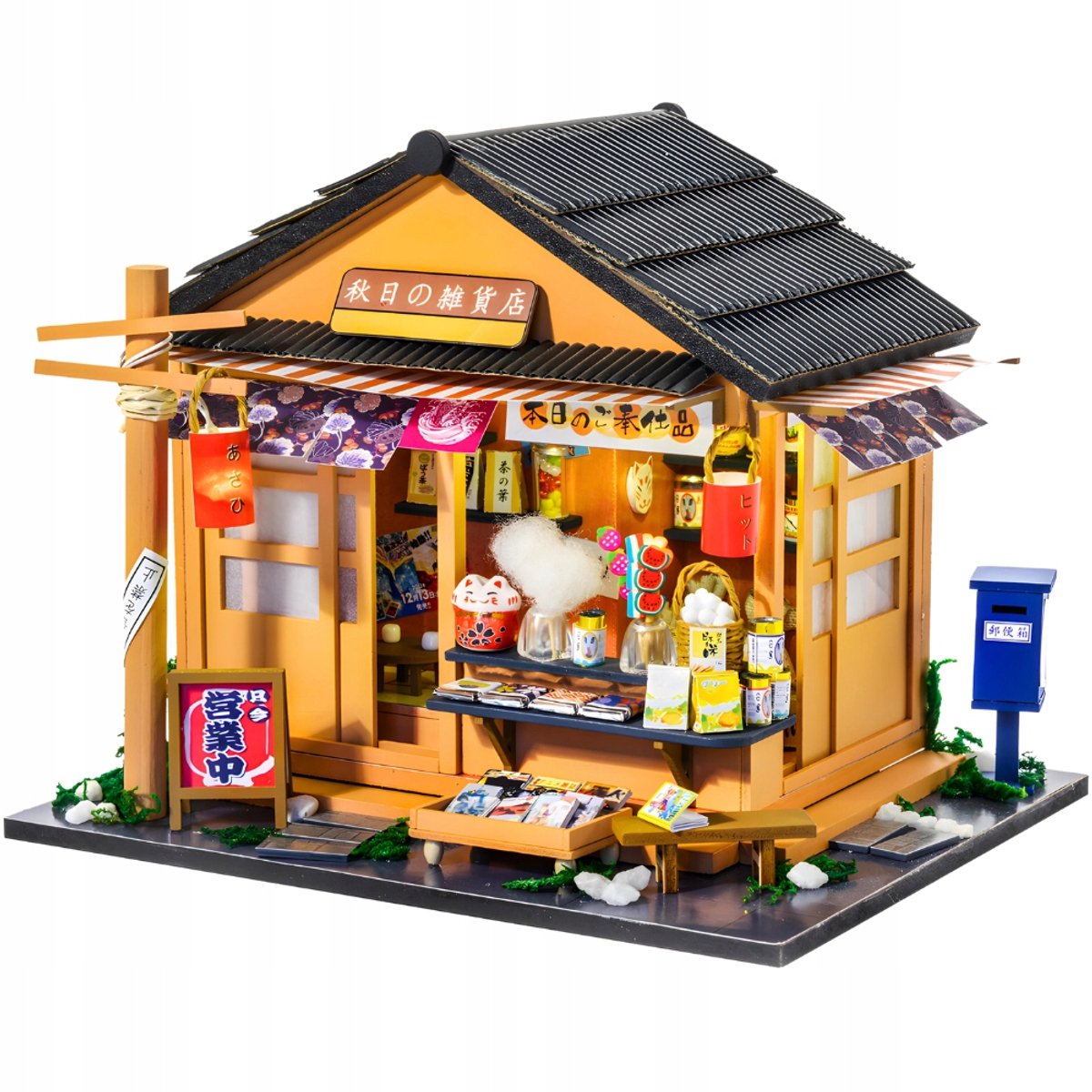 Little Story Houten 3D-puzzel - Hoeksupermarktmodel